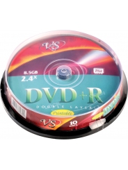 Диски DVD+R DL 8,5GB 8X VS CB/10 Printable