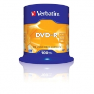 Verbatim DVD-R диски 4,7GB 16X CB/100