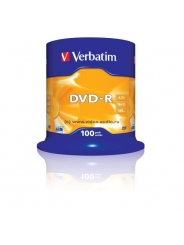 Verbatim DVD-R диски 4,7GB 16X CB/100