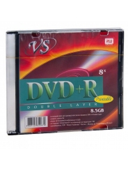 Диск DVD+R DL VS 8,5GB 8X Printable SLIM/1