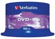 Verbatim DVD+R диски 4,7GB 16X Cake/50