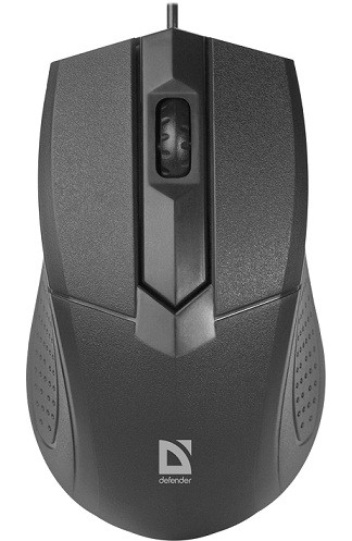 Мышь проводная DEFENDER MB-270 Black, USB (52270)