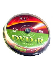 Диски VS DVD+R 4,7GB 16X Cake/10