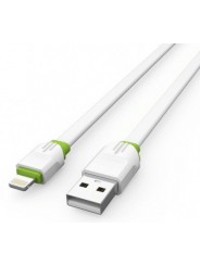 LDNIO LS34/ USB кабель Lightning/ 1m/ 2.4A/ медь: 86 жил/ White