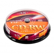 CD-RW диски VS 700MB 12X CB/10