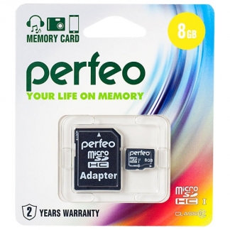PERFEO MICROSD 8GB (CLASS 10)