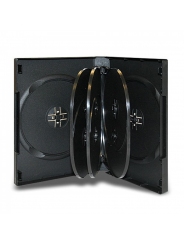 Коробка для 8-ми дисков DVD box чёрная глянцевая