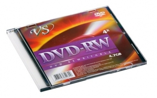 ДИСК VS DVD-RW 4,7GB 4X SLIM BOX