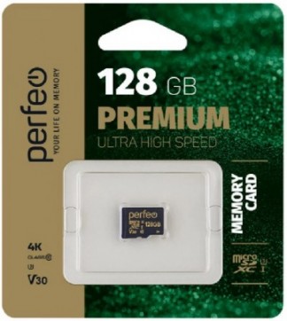 Perfeo microSDXC 128GB High-Capacity (Class 10) UHS-3 V30