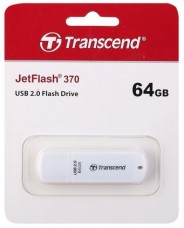 USB  64GB  Transcend  JetFlash 370  белый			