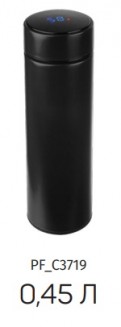 PERFEO Термос для напитков с термомертом, ситечком, объем 0,45 л., черный (PF_C3719)