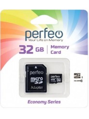 Perfeo microSD 32GB (Class 10) economy series