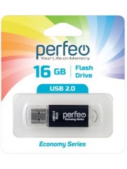 Perfeo USB 16GB E01 Black economy series		