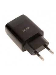 HOCO C72Q/ Сетевое ЗУ/ QC 3.0/ 1 USB/ Выход: 5V_9V_12V, 18W/ Black