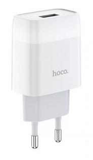 HOCO C72A/ Сетевое ЗУ/ 1 USB/ Выход: 10.5W/ White
