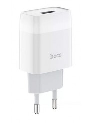 HOCO C72A/ Сетевое ЗУ/ 1 USB/ Выход: 10.5W/ White