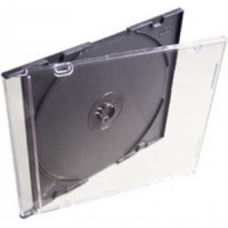 Коробка для диска CD slim box чёрная 