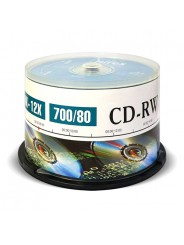Диски Mirex CD-RW 700Mb 12x cake 50 (UL121002A8B)