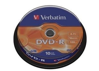 Verbatim DVD-R диски 4,7GB 16X CB/10