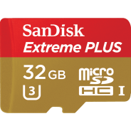 MicroSD 32GB  SanDisk Class 10 UHS-I U3 Extreme for Action Cameras