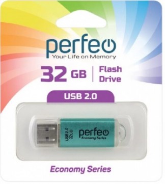 Perfeo USB 32GB E01 Green economy series