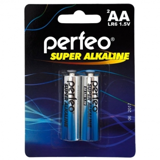 Батарейки Perfeo LR6/2BL Super Alkaline