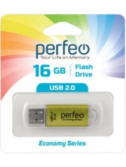 Perfeo USB 16GB E01 Gold economy series