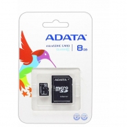 MicroSD 8GB A-Data +SD адаптер