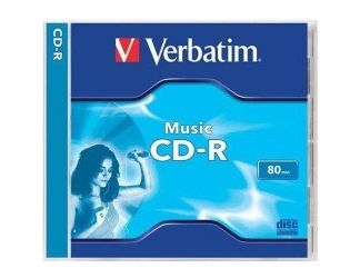 Verbatim CD-R диск 80min MUSIC AUDIO Jewel