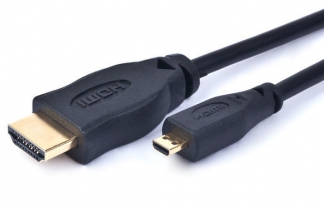PERFEO Кабель HDMI A вилка - HDMI D (micro HDMI) вилка, ver.1.4, длина 2 м.