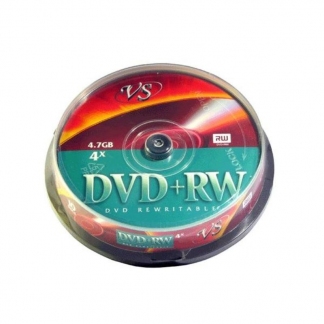 Диски VS DVD+RW 4,7Gb 4X Cake/10