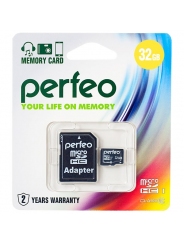 PERFEO MICROSD 32GB HIGH-CAPACITY (CLASS 10)
