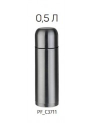 Perfeo Термос для напитков с пробкой-кнопкой, объем 0,5 л., нержавеющая сталь (PF_C3713)