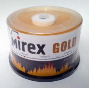 Mirex диски CD-R GOLD 700MB 24X CB/50