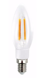 Лампа светодиодная SMARTBUY C37-5W-220V-4000K-E14