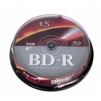 Диски для записи VS BD-R 25 GB 6x CB/10