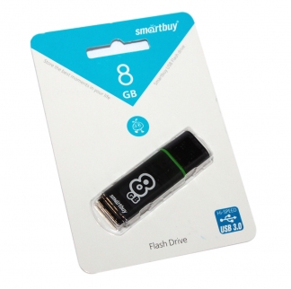 Накопитель USB 3.0 SmartBuy Glossy 8Gb Dark Grey