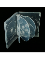 Коробка для 6-и дисков DVD box 14 mm прозрачная