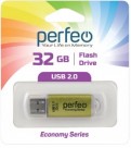 Perfeo USB 32GB E01 Gold economy series