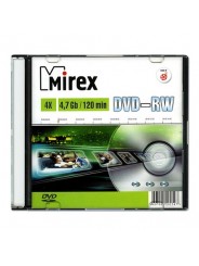 Mirex DVD-RW 4,7Gb 4x slim/5 (UL130032A4S)