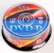 VS DVD-R 4,7 GB 16x CB/25