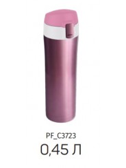 PERFEO Термос для напитков с крышкой-поилкой, ситечком, объем 0,45 л., розовое золото (PF_C3723)