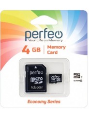 Карта памяти Perfeo microSD 4GB