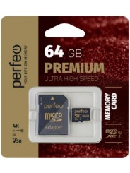 Perfeo microSDXC 64GB High-Capacity (Class 10) UHS-3 V30