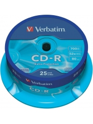 Verbatim CD-R диски 700MB 52X CB/25