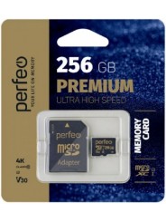 Perfeo microSDXC 256GB High-Capacity (Class 10) UHS-3 V30