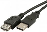 PERFEO Кабель USB2.0 A вилка - А розетка, длина 3 м.